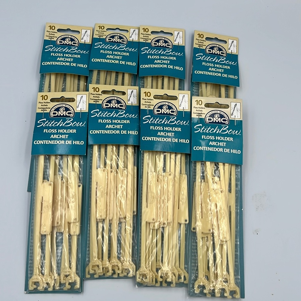 Creative World DMC StitchBow Floss Holders Archets 8 NEW packages embroidery